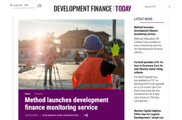 Method IMS launch features in Development Finance 